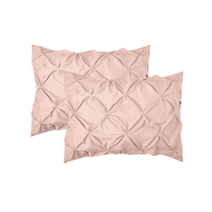 Elegant Comfort 8-Piece Pintuck Pinch Pleated Comforter Set - Includes 4-Piece Sheet Set with Double Sided Storage Pockets