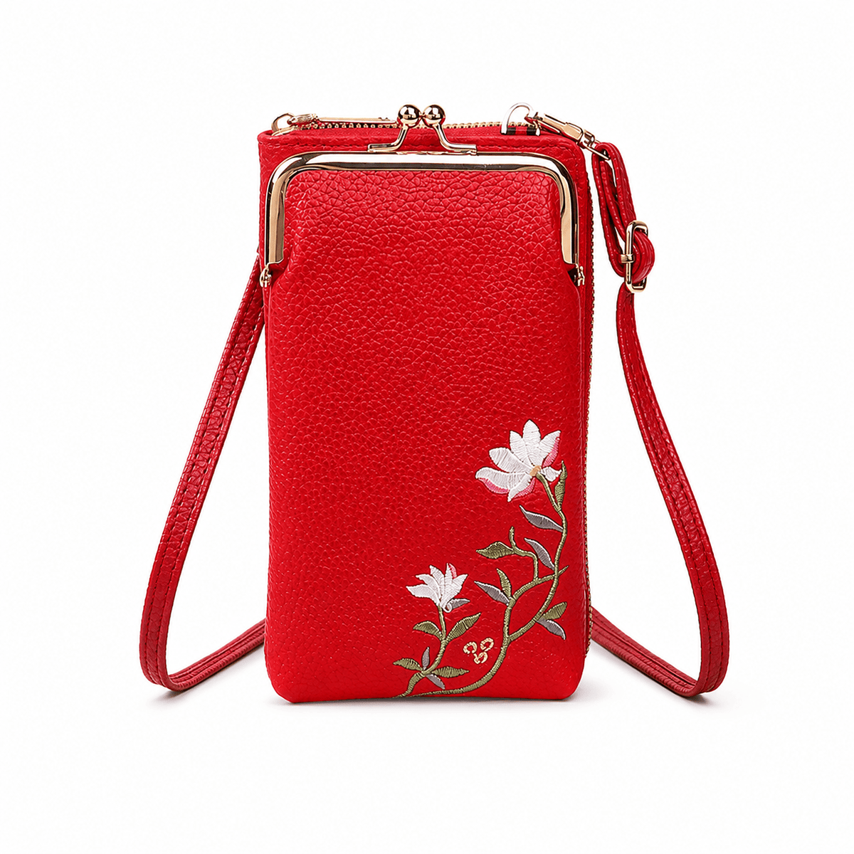 Clip Zip Crossbody Wallet