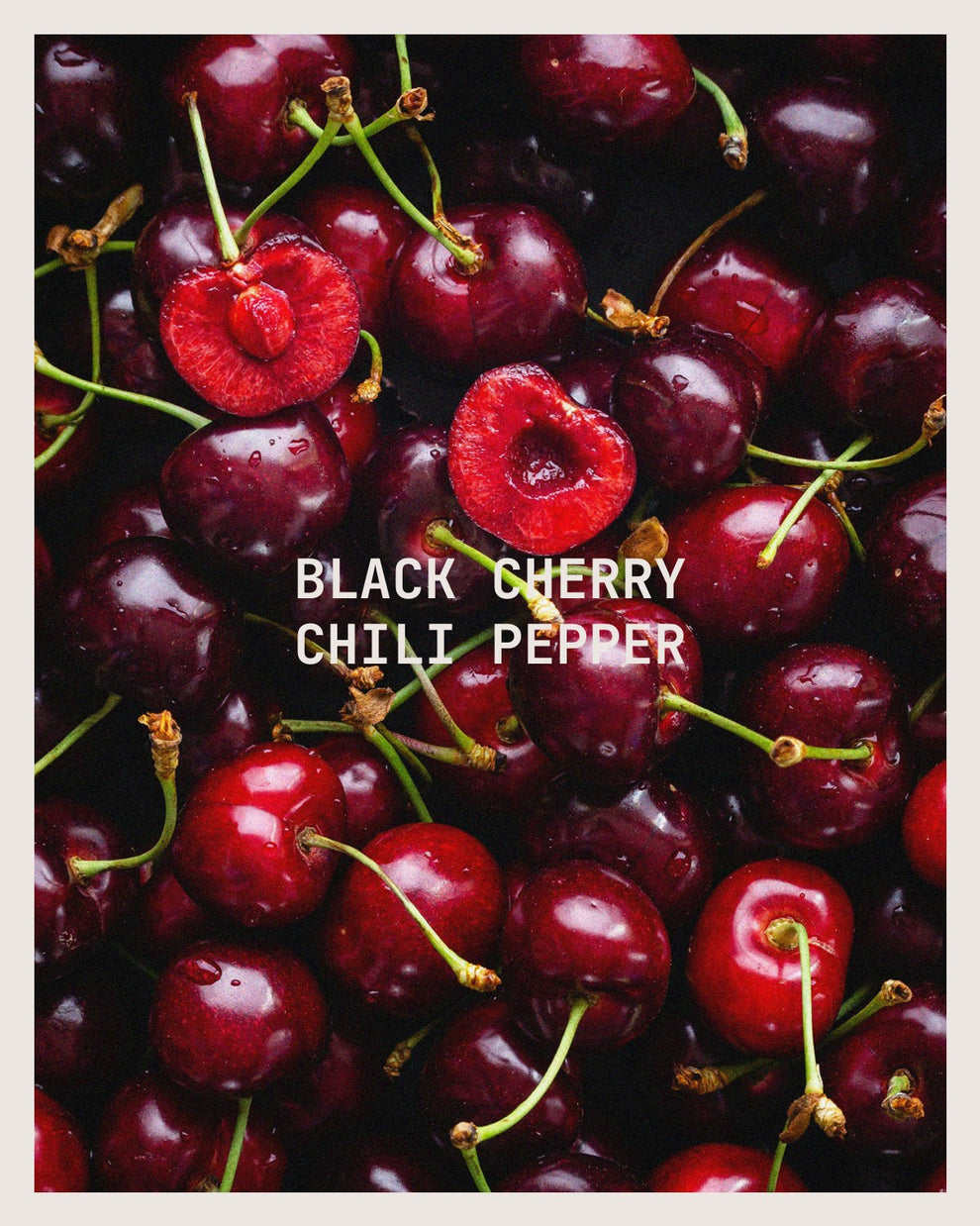 Black Cherry Chili Pepper Candle