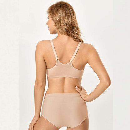Front Closure Seamless Underwire Plunge Bra