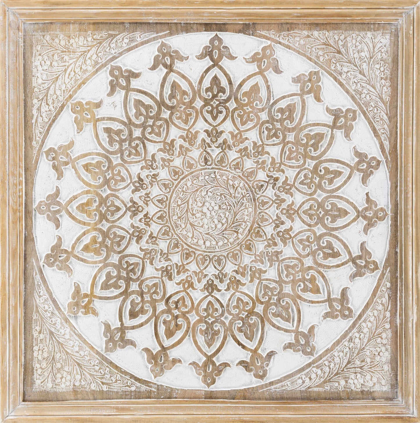 Boerne Traditional Pattern Wooden Wall Art Decor - Clearance