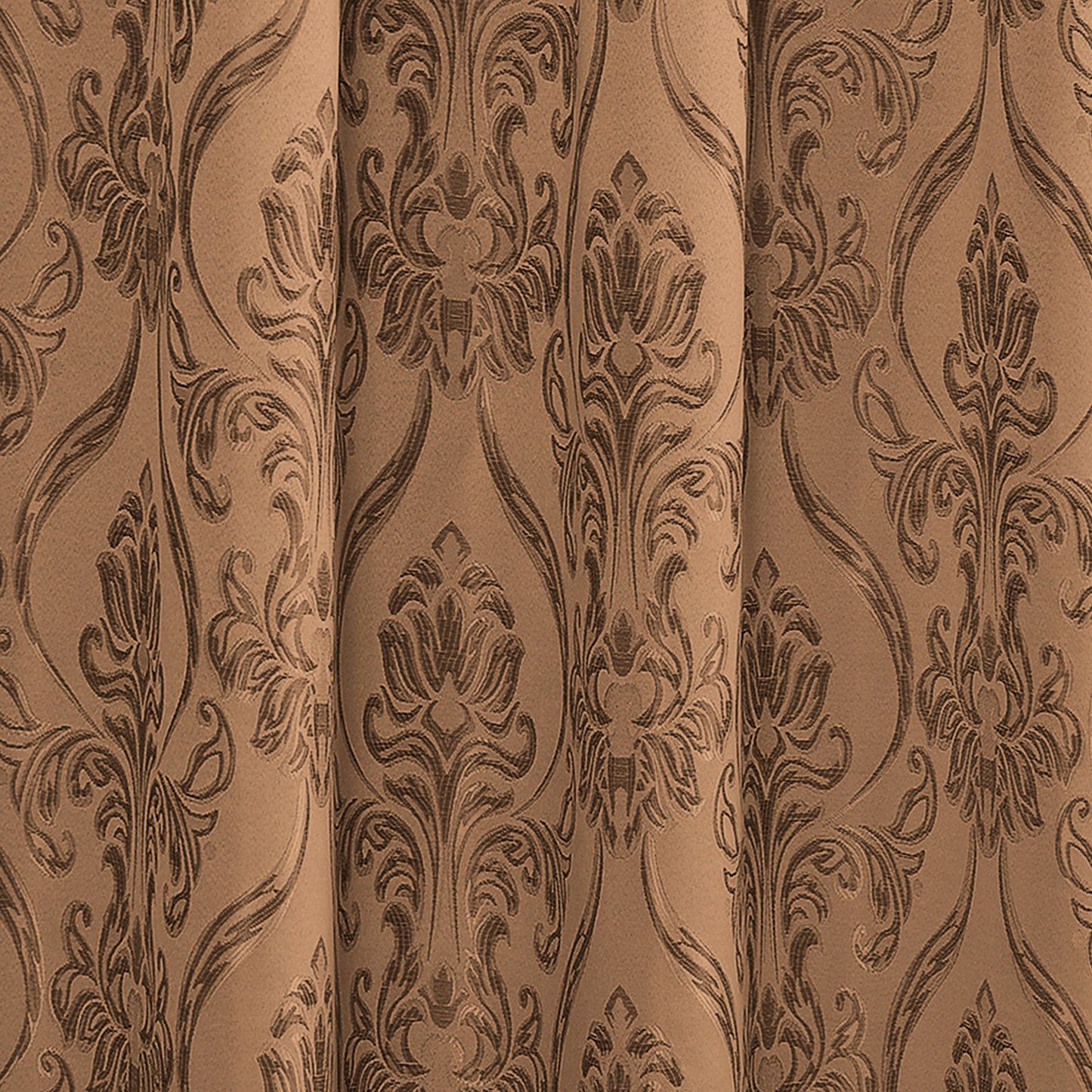 Elegant Comfort Set of 2 Penelope Jacquard Look Curtain Panels - 54" W x 84" L