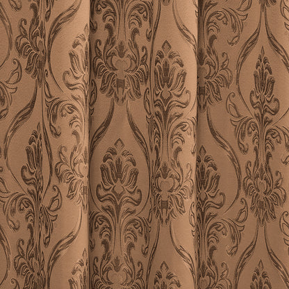 Elegant Comfort Set of 2 Penelope Jacquard Look Curtain Panels - 54" W x 84" L