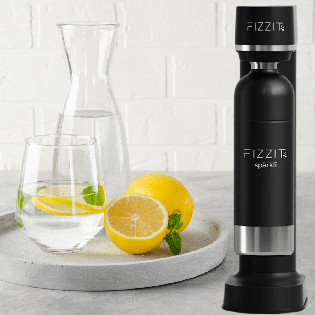 Fizzit™ Spärklï Carbonated Water Soda Maker with Stainless Steel Bottle – Dishwasher Safe Bottles - Sparkling Water Maker