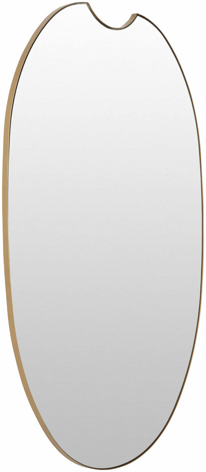 Escaudain Contemporary Gold Mirror - Clearance