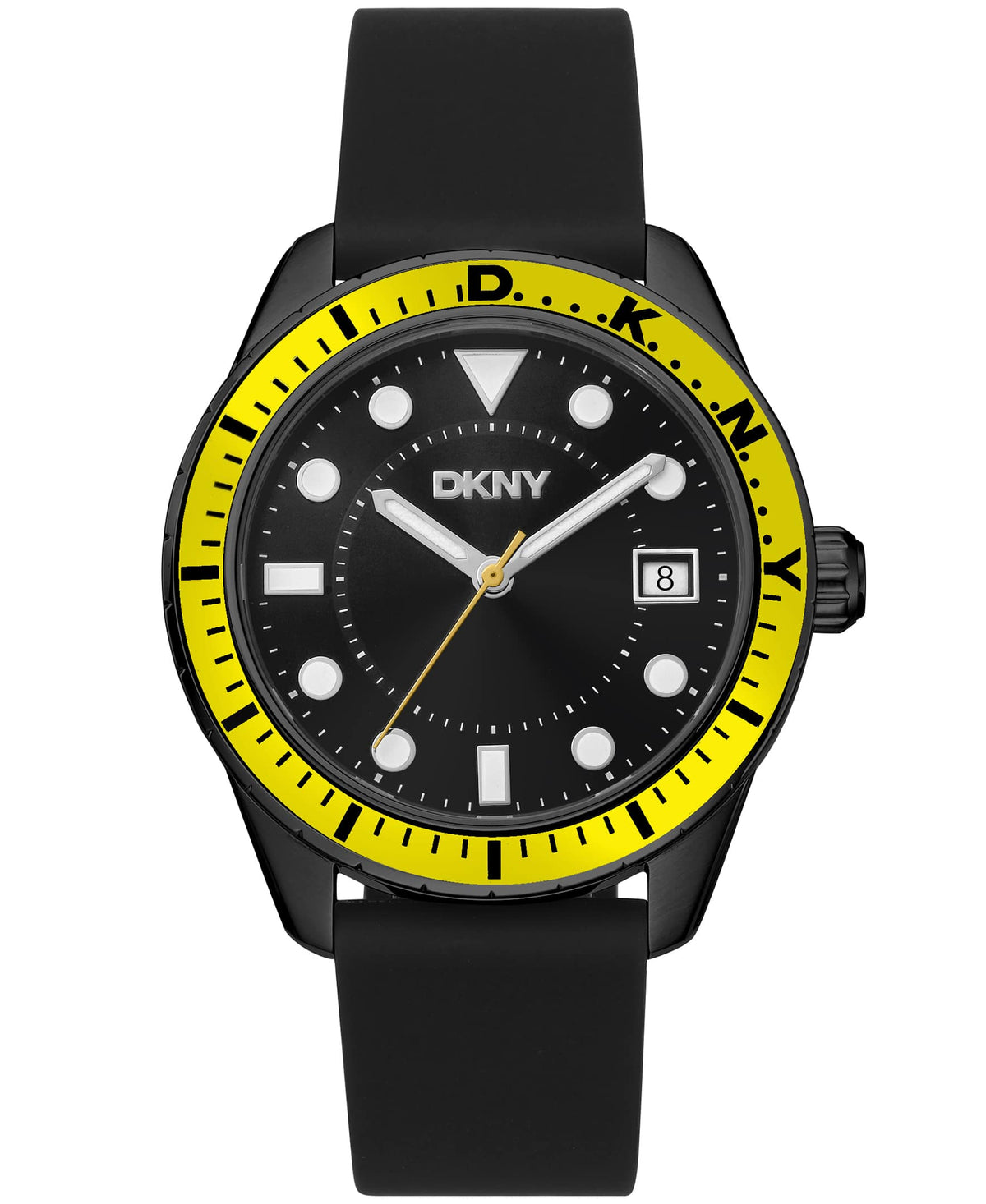 Dk1g050p0035 ACTIVE Crosby Sport Black Silicone Strap Men's Watch