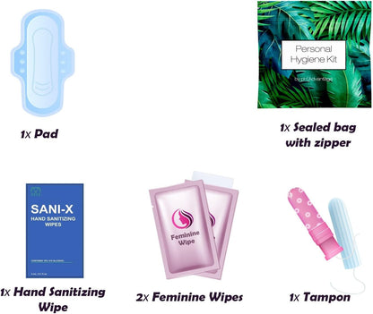 Feminine Hygiene Kits Pack of 10 (Green Ferns)