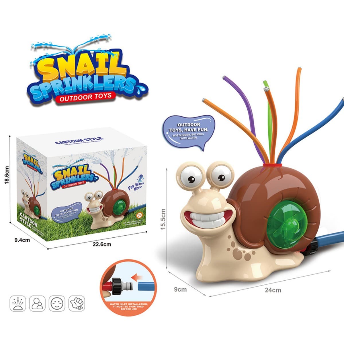 Cute Cartoon Outdoor Sprinkler Toy