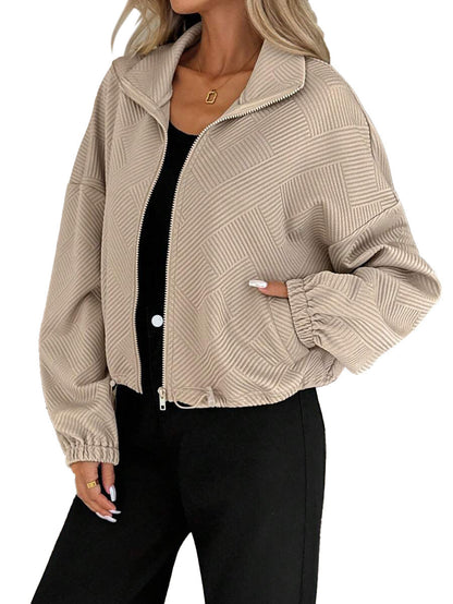Women's Loose Baseball Jacket