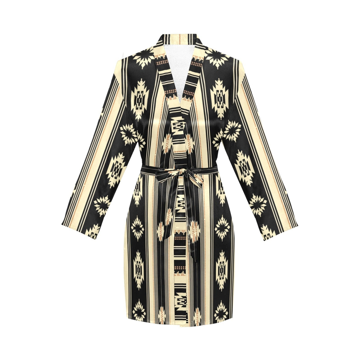 Baha Ranch Colores de Mexico Santa Fe Aztec Satin Robe