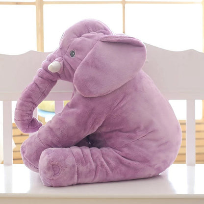 Elephant Plush Pillow Cover – Soft Short Plush Baby & Kids Sleep Cushion Shell