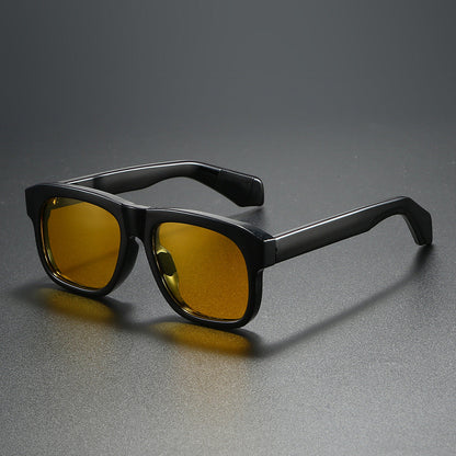 Acetate-Style Polarized Fashion Sunglasses – Unisex Luxury Look
