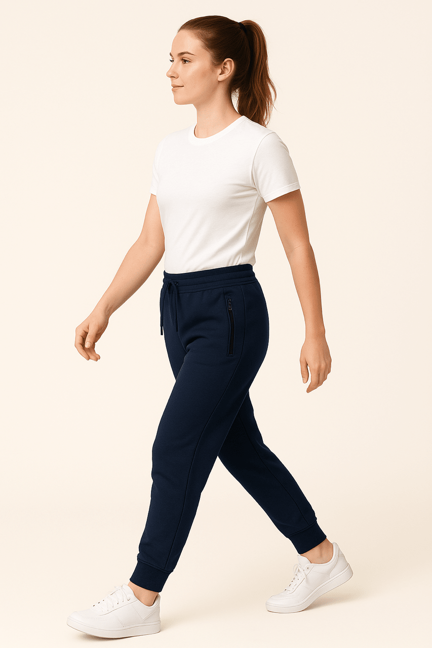 BenBen Womens Zipper Pocket Fleece Jogger
