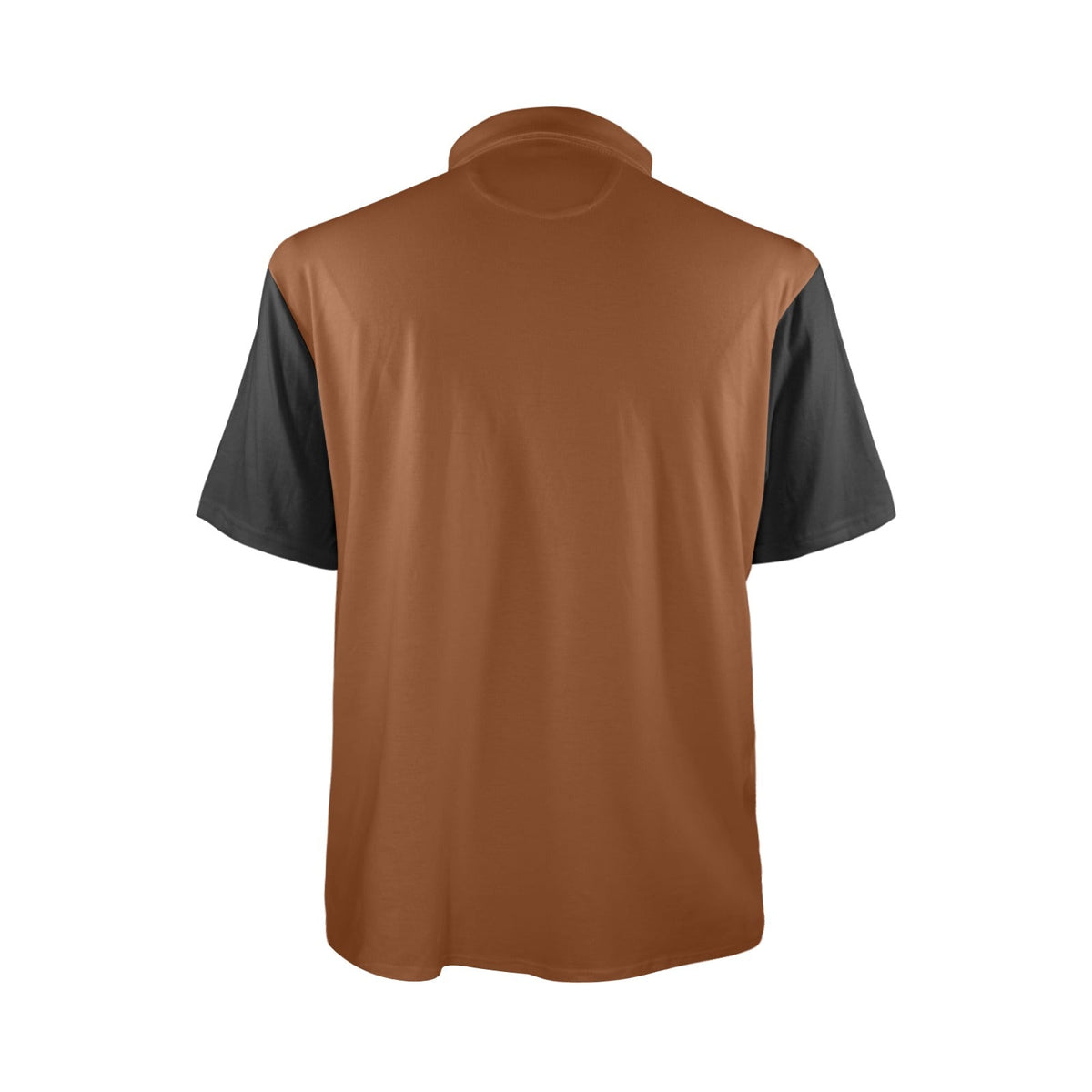 Baha Ranch Brown Aztec Cowboy Western Polo Shirt