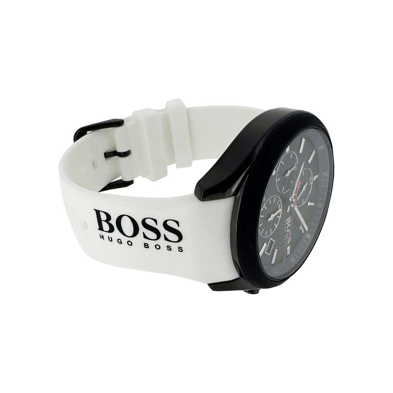 Hugo Boss Velocity Men's Watch Chronograph White Strap 1513718