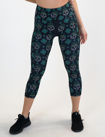 Constantly Varied Gear Shamrock Skulls Leggings