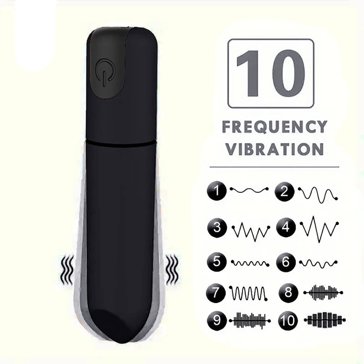 Blissed Mini Bullet Massager – Waterproof, Soft Silicone, Discreet Vibrator