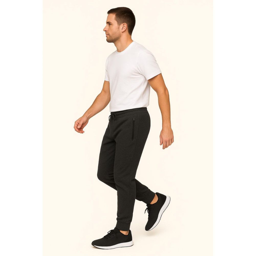 BenBen Mens 3 Pack Ultra Soft Fleece Zipper Pocket Jogger