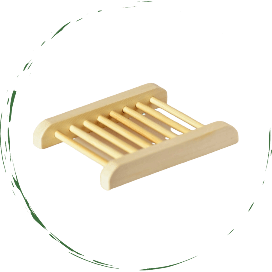 BeNat Natural Bamboo Soap Bar Dish. Eco-Friendly