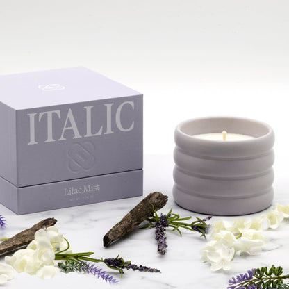 Ceramic Candle & Wick Trimmer Set