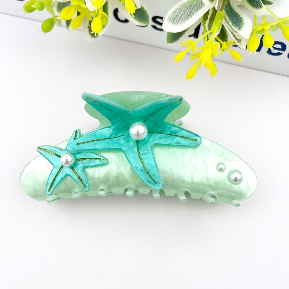 SSR Acetate Pearl Large Starfish Claw Clip