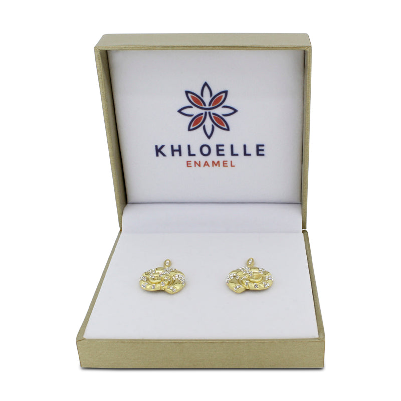 Snail Earrings Gold Khloelle LC0070812