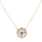 Swarovski Sparkling Dance Collection Rose Gold Necklace