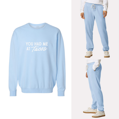 Frankie Jean You Had Me At Tacos Washed Sweatshirt