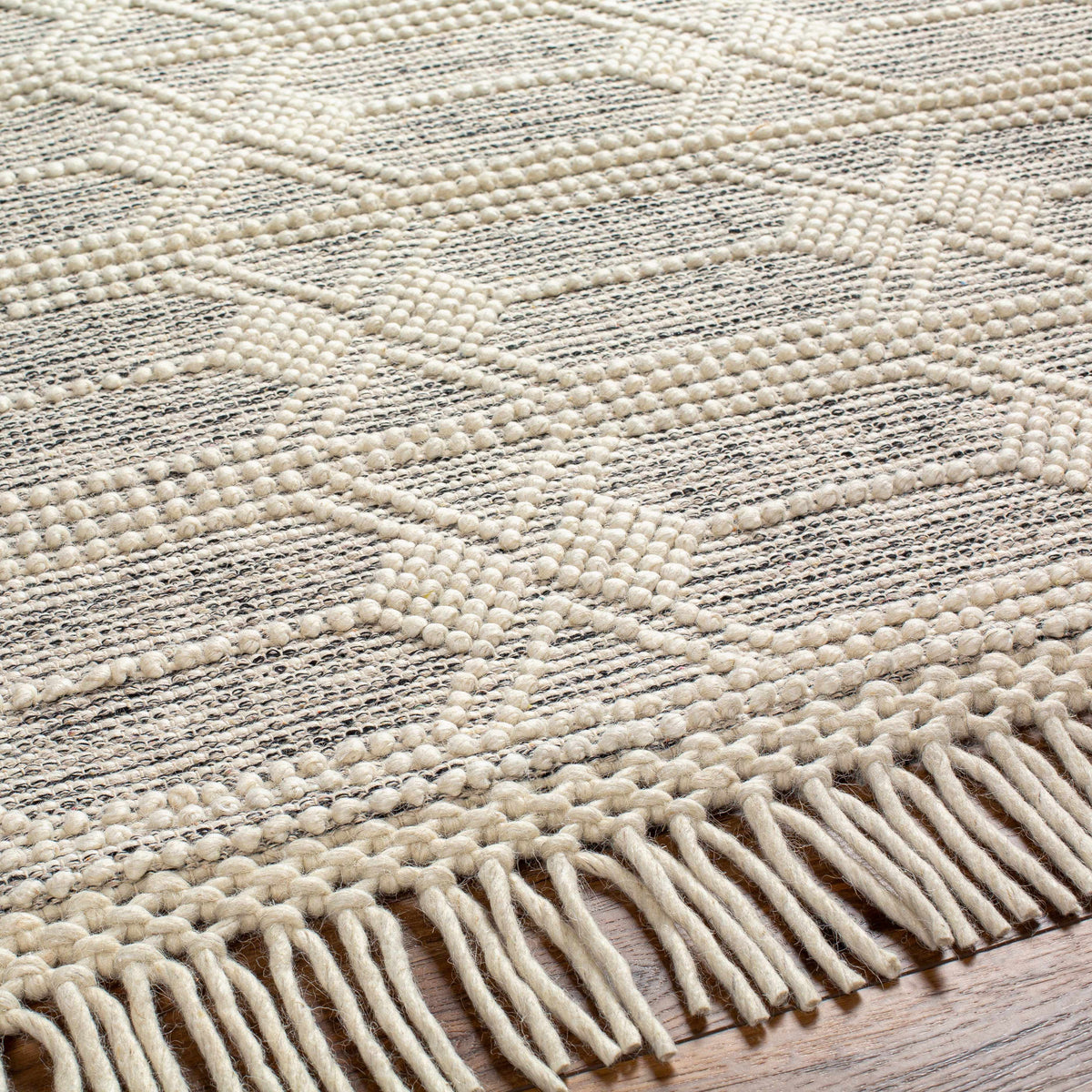 Chars Wool Rug with Tassels - Clearance
