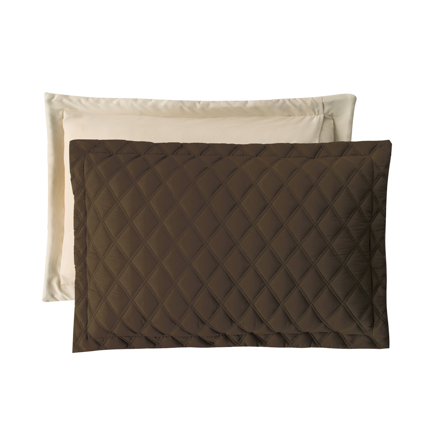 Elegant Comfort 3-Piece Diamond Quilted Reversible Bedspread Coverlet Set