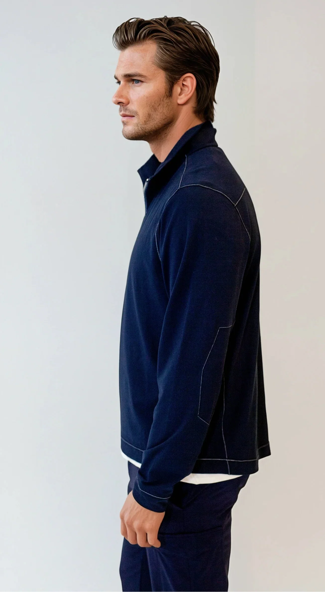 Buki Cinqo Travel Half Zip - Navy