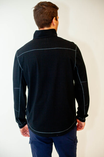 Buki Cinqo Travel Half Zip - Black