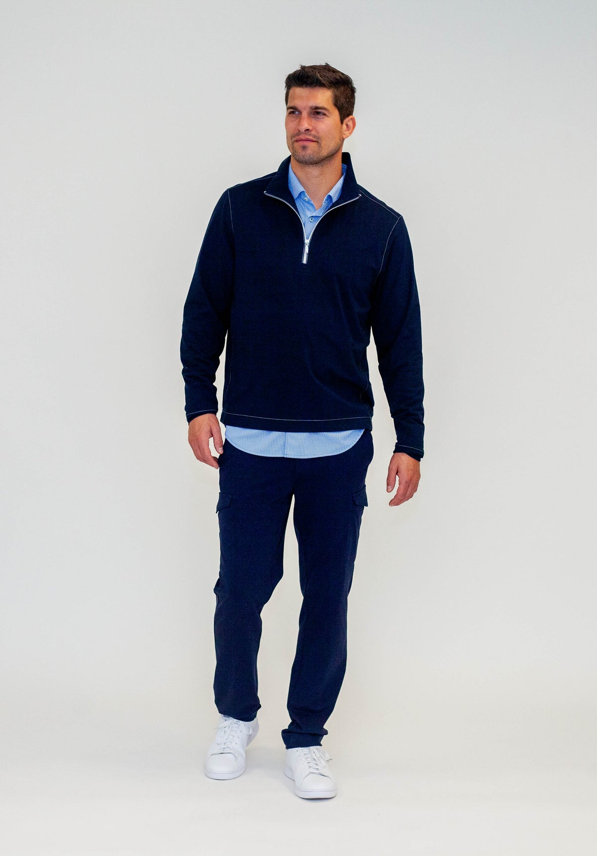 Buki Cinqo Travel Half Zip - Black
