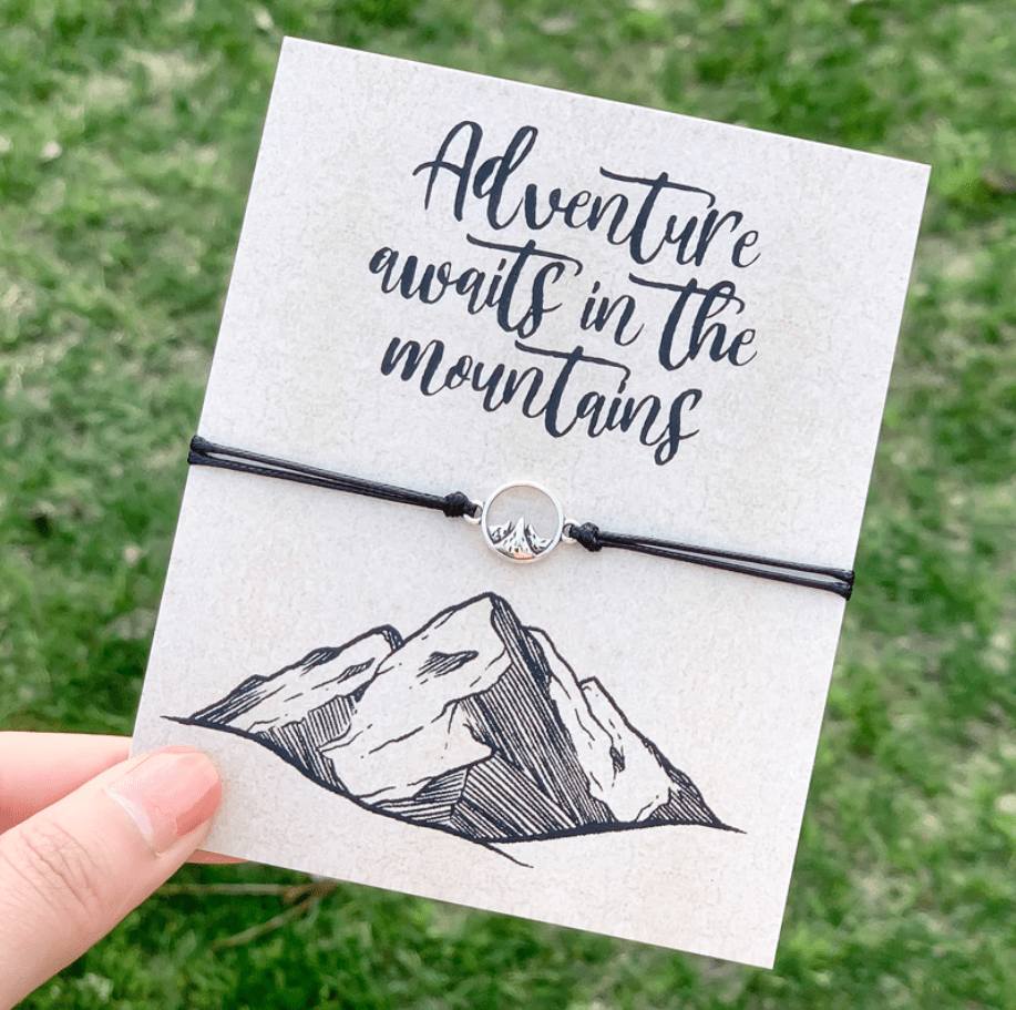 Black Mountain Adventure Awaits Bracelet