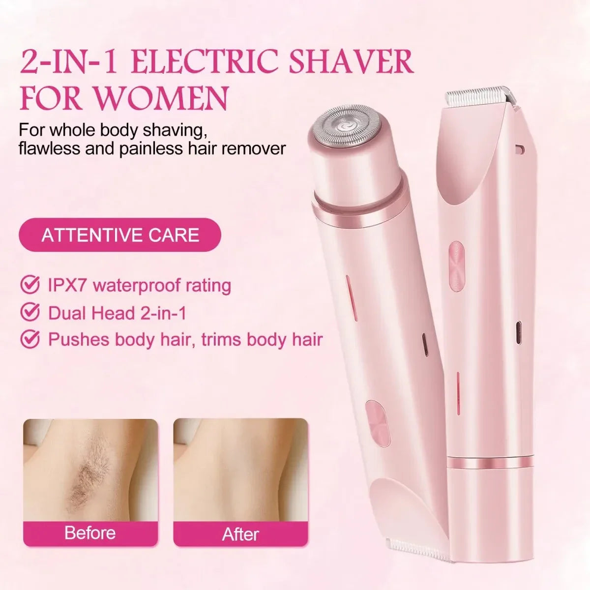 2-in-1 Women’s Electric Shaver