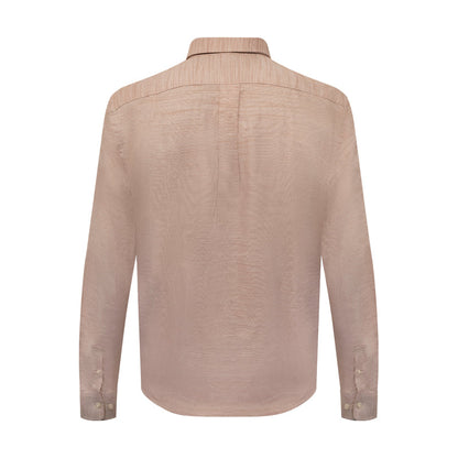 Fynch Hatton Men's Supersoft Cotton Long Sleeve Shirt Orient Red