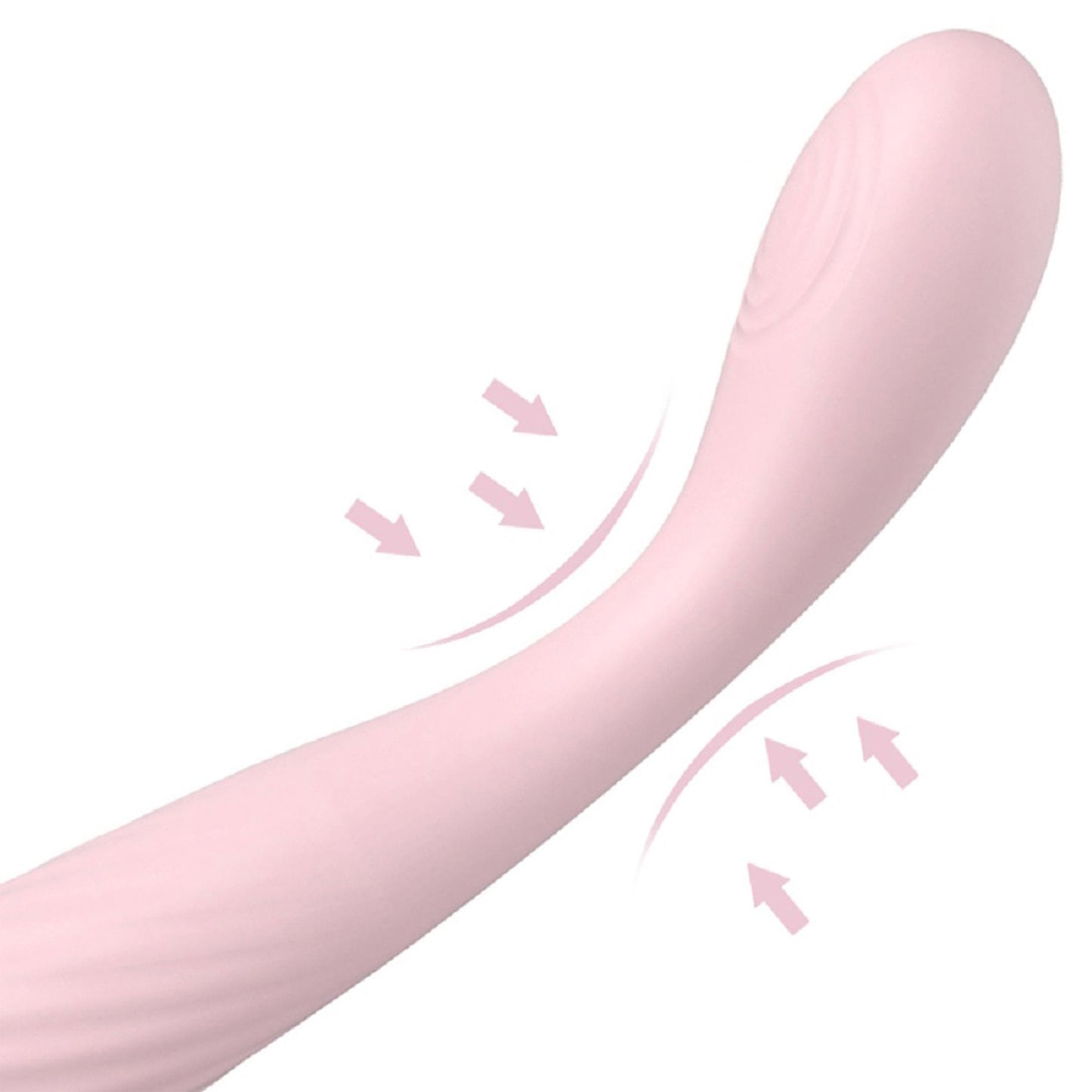 Blissed G-Spot Curved Vibrator & Pen Massager – Waterproof, Dual-Function, USB Rechargeable Silicone