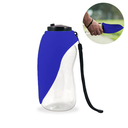 Fold-A-Bowl Portable Pet Water Bottle & Bowl
