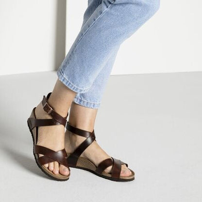 Birkenstock Women's Lola Natural Leather Sandals