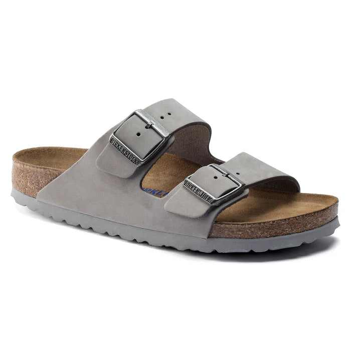 Birkenstock Arizona Birkibuc Nubuck Dove Gray