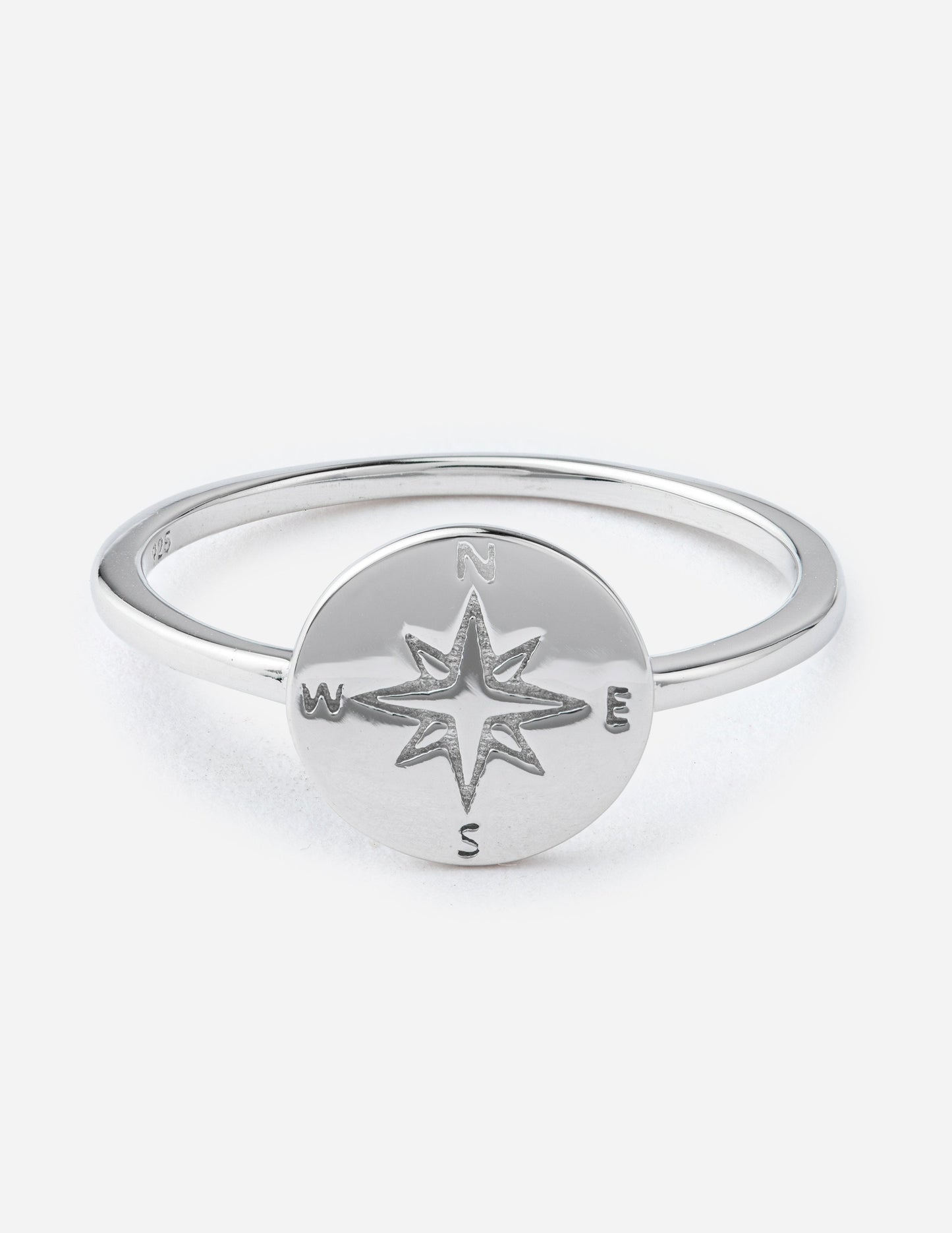 Elevated Faith Compass Ring