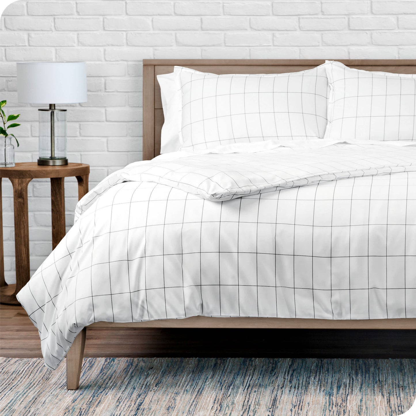 Bare Home Double Brushed Duvet Cover Set