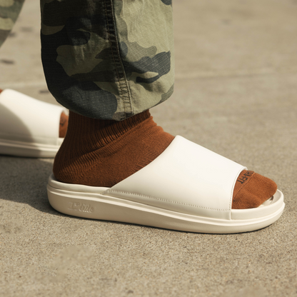 1776 Bald Eagle Motive Slide Sandals