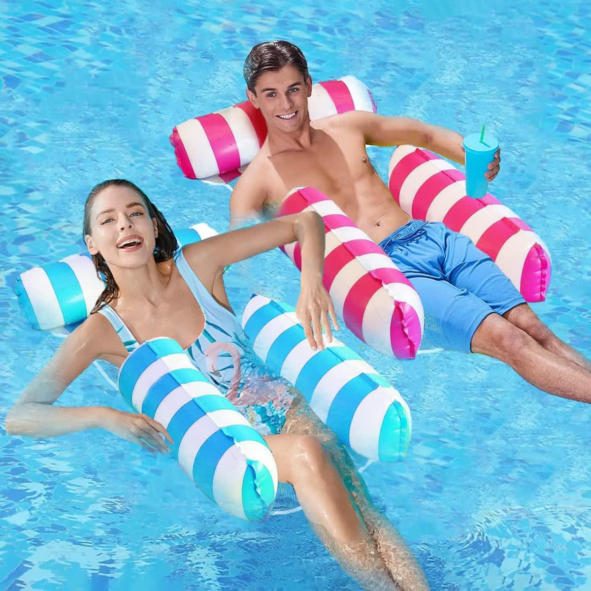 Foldable Inflatable Pool Float