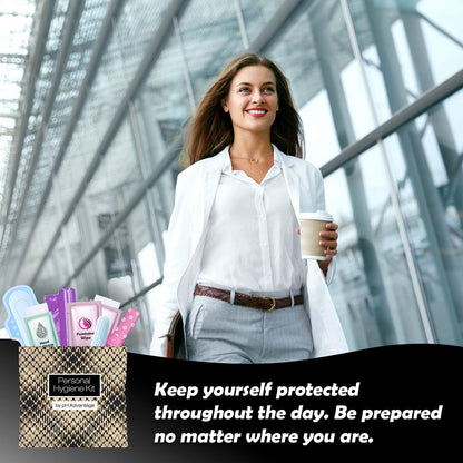 Feminine Hygiene Kits Pack of 10 (Leather Light)