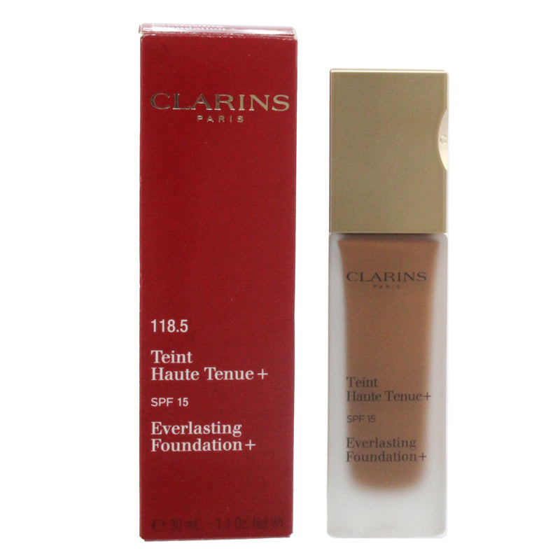 Clarins Everlasting Foundation + 118.5 Chocolate SPF15 30ml