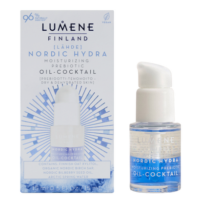 Lumene Nordic Hydra Moisturizing Prebiotic Oil-Cocktail 15ml