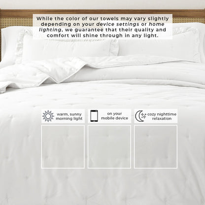 Dot Stitched Ruffled Quilt Set - Dot-Ruffled Collection