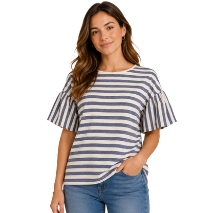 Max Mara Weekend Womens T Shirt Alben Navy