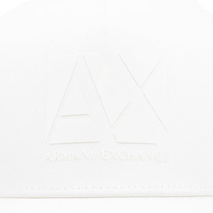 Armani Exchange Baseball Cap 4R100 Optic White - Unisex